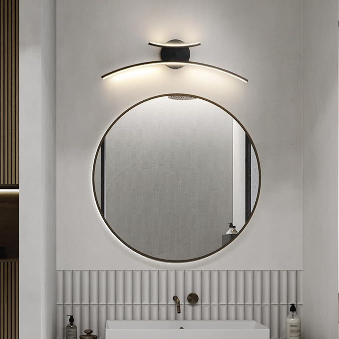 Applique Murale LED Design Courbe Moderne – 60cm (3 Couleurs)