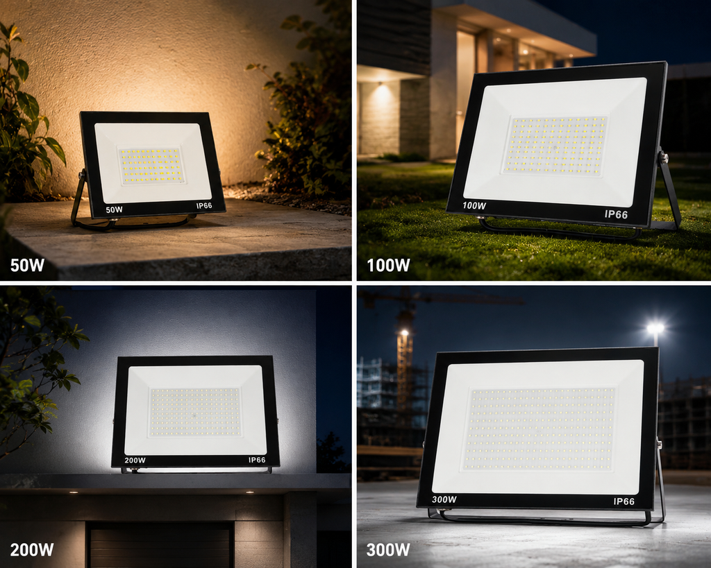 Projecteurs LED Extérieurs IP66 – 50W | 100W | 200W | 300W