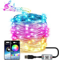 🌈 Guirlande LED RGB 10M – Contrôle Intelligent par Application & Télécommande