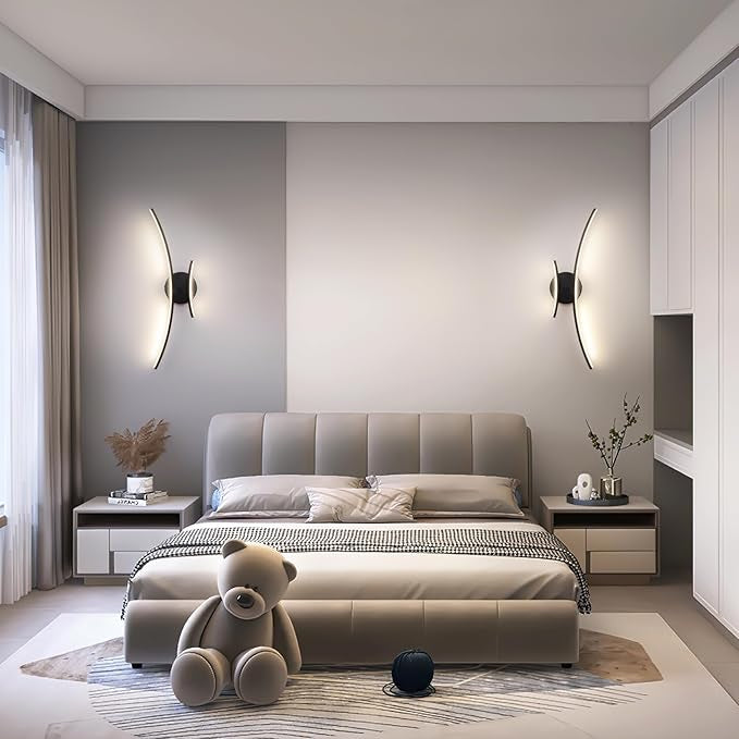 Applique Murale LED Design Courbe Moderne – 60cm (3 Couleurs)
