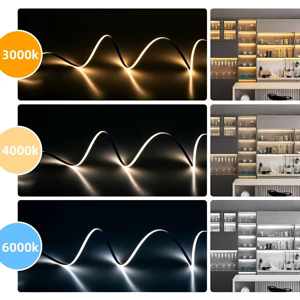 Ruban LED COB Haute Densité – 10 Mètres en Continu