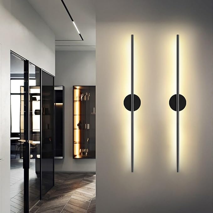 Applique Murale LED Design — Ligne Minimaliste (80 cm)