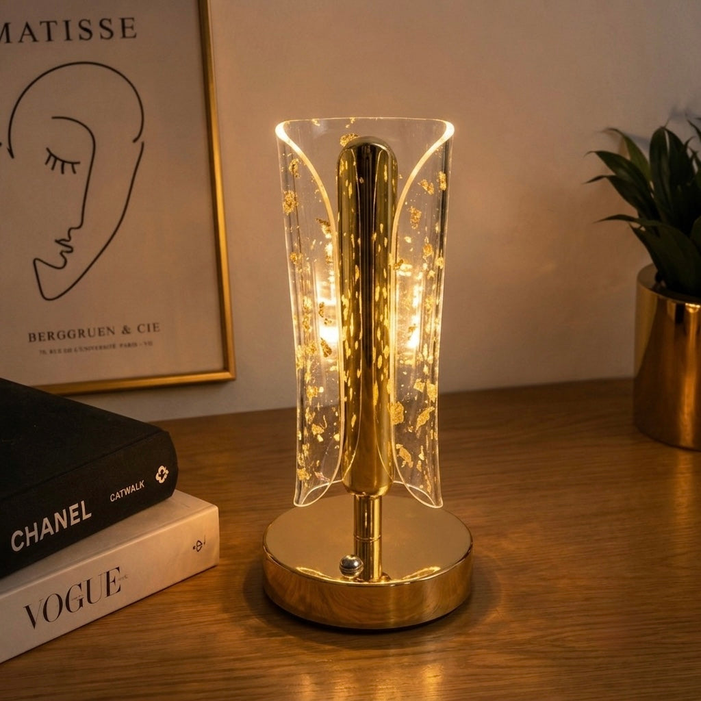 Lampe de Table LED Tactile Rechargeable – 3 Tons d’Éclairage