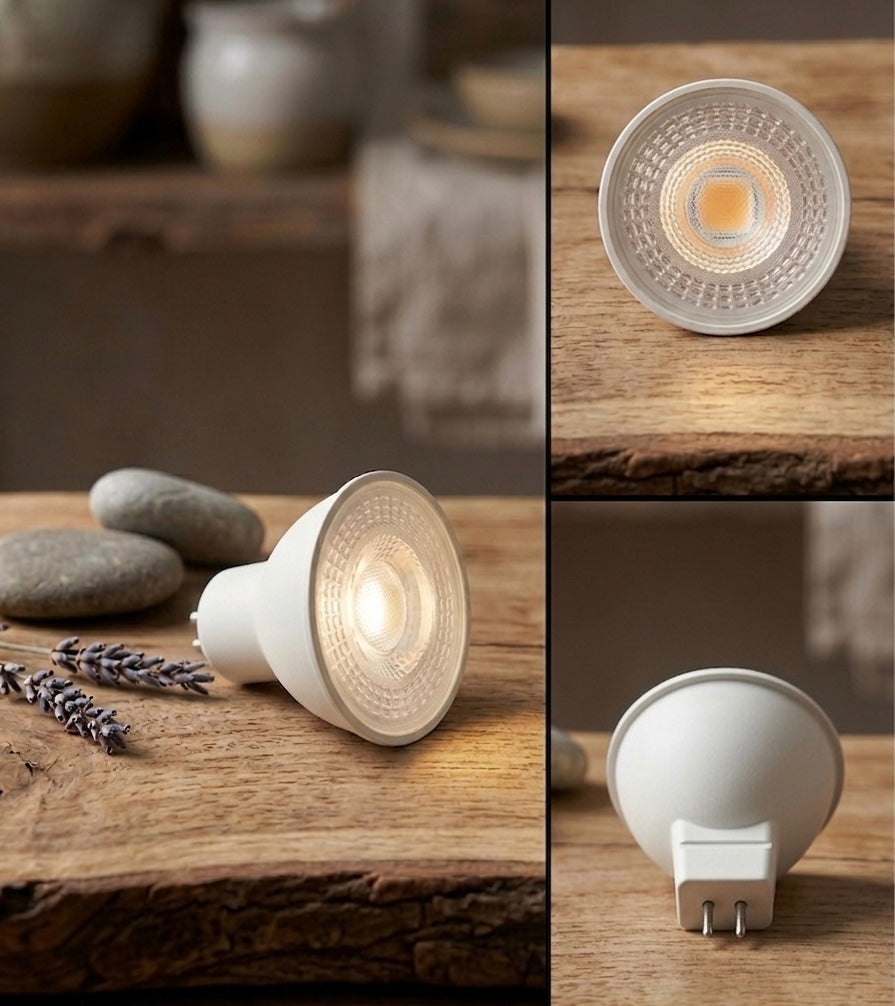 Lampe spot LED MR16 7W 220V + DOUILLE GRATUITE