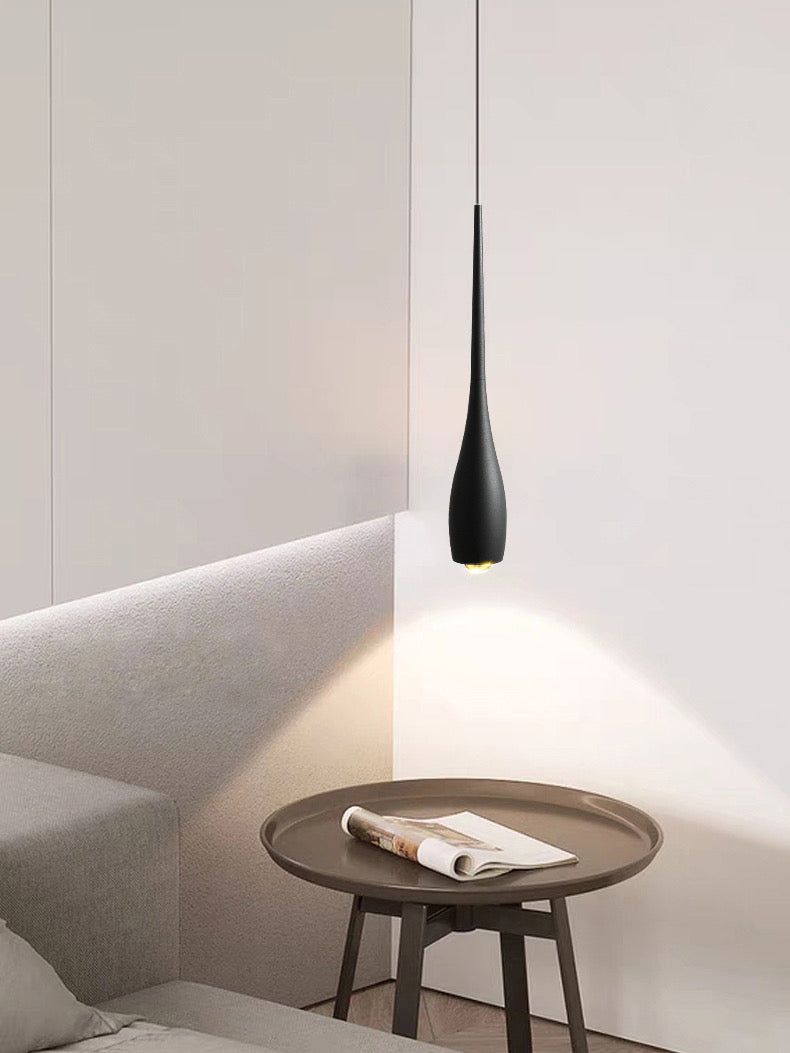 Suspension Aluminium avec lampe GU10