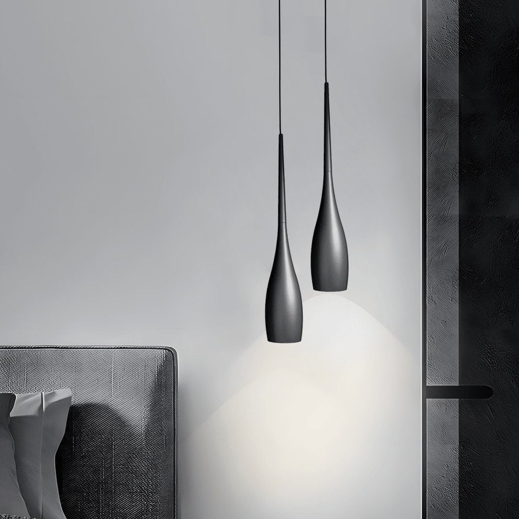 Suspension Aluminium avec lampe GU10