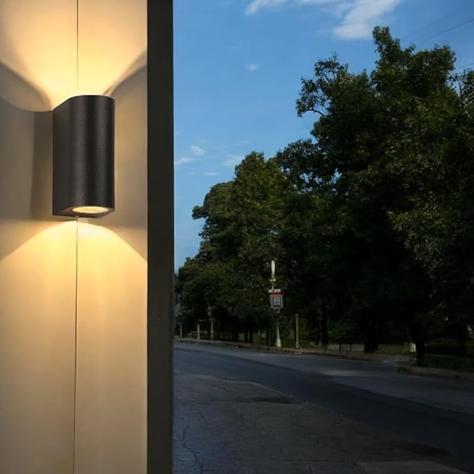 Applique aluminium avec lampe Gu10