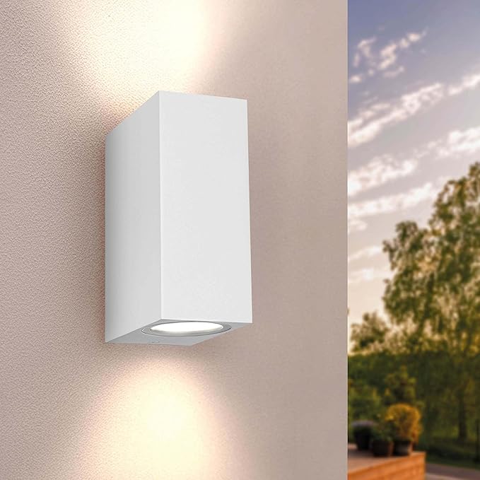 Applique aluminium avec lampe Gu10