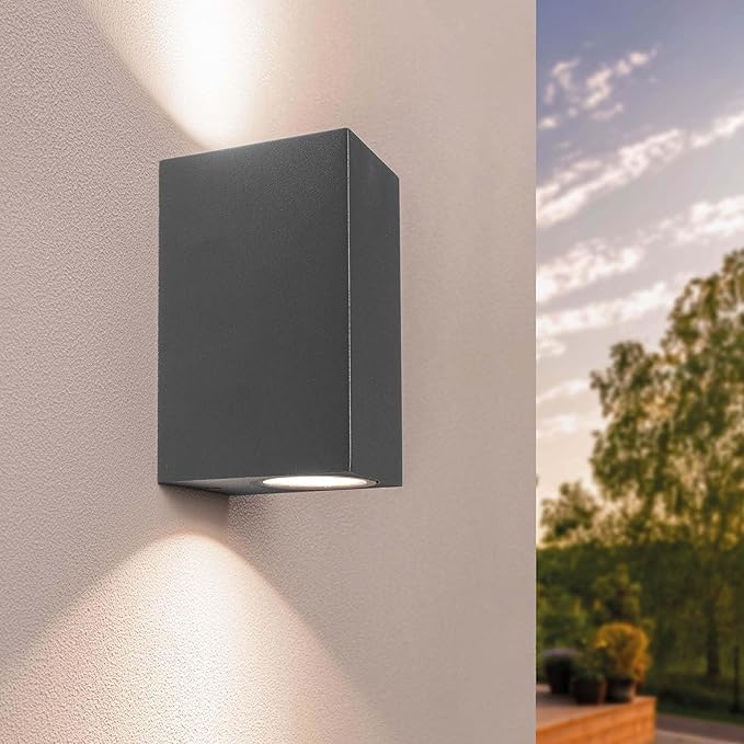 Applique aluminium avec lampe Gu10