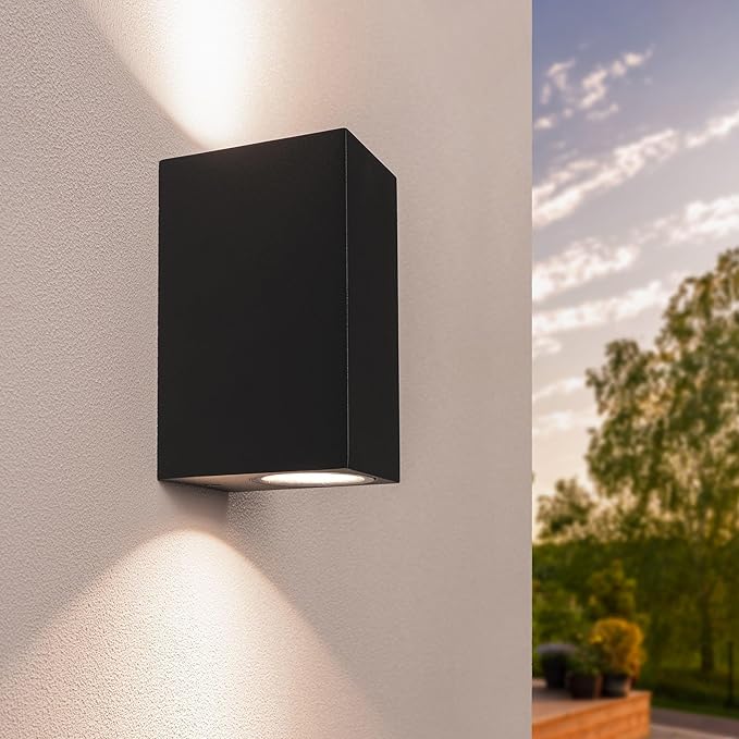 Applique aluminium avec lampe Gu10