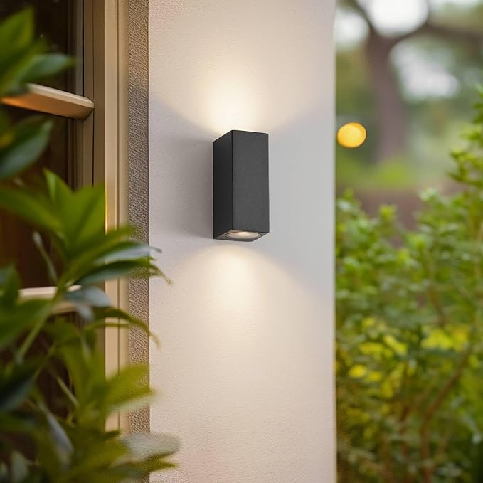 Applique aluminium avec lampe Gu10